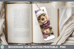 GorgeousSafari Christmas Santa Bookmark design.