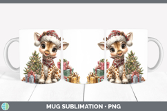 GorgeousSafari Christmas Santa Mug Wrap design.