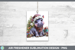 GorgeousSafari Christmas Santa Air Freshener design.