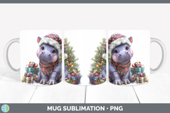 GorgeousSafari Christmas Santa Mug Wrap design.