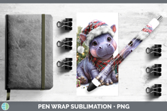 GorgeousSafari Christmas Santa Pen Wrap design.