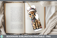 GorgeousSafari Christmas Santa Bookmark design.