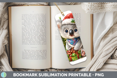GorgeousSafari Christmas Santa Bookmark design.