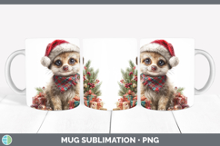 GorgeousSafari Christmas Santa Mug Wrap design.