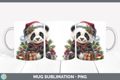 GorgeousSafari Christmas Santa Mug Wrap design.