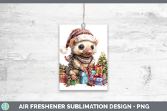 GorgeousSafari Christmas Santa Air Freshener design.