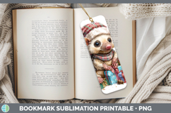 GorgeousSafari Christmas Santa Bookmark design.