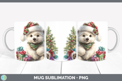 GorgeousSafari Christmas Santa Mug Wrap design.