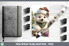 GorgeousSafari Christmas Santa Pen Wrap design.
