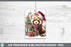 GorgeousSafari Christmas Santa Air Freshener design.