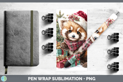 GorgeousSafari Christmas Santa Pen Wrap design.