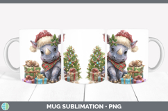 GorgeousSafari Christmas Santa Mug Wrap design.