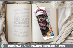 GorgeousSafari Christmas Santa Bookmark design.