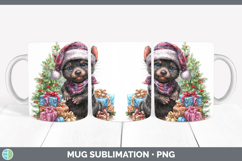 GorgeousSafari Christmas Santa Mug Wrap design.