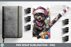 GorgeousSafari Christmas Santa Pen Wrap design.