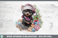 GorgeousSafari Christmas Santa Wind Spinner design.