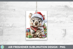 GorgeousSafari Christmas Santa Air Freshener design.