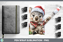 GorgeousSafari Christmas Santa Pen Wrap design.