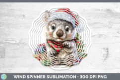 GorgeousSafari Christmas Santa Wind Spinner design.