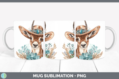 GorgeousSafari Country Western Mug Wrap design.