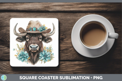 GorgeousSafari Country Western Square Coaster design.