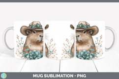 GorgeousSafari Country Western Mug Wrap design.