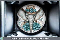 GorgeousSafari Country Western Car Coaster design.