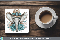 GorgeousSafari Country Western Square Coaster design.
