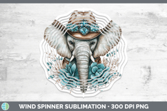 GorgeousSafari Country Western Wind Spinner design.