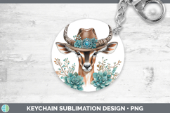 GorgeousSafari Country Western Keychain design.