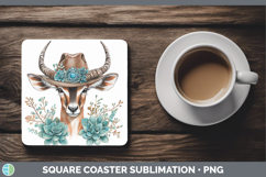 GorgeousSafari Country Western Square Coaster design.