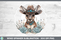 GorgeousSafari Country Western Wind Spinner design.