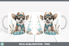 GorgeousSafari Country Western Mug Wrap design.