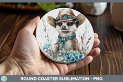 GorgeousSafari Country Western Round Coaster design.