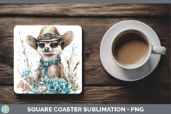 GorgeousSafari Country Western Square Coaster design.