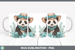 GorgeousSafari Country Western Mug Wrap design.