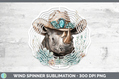 GorgeousSafari Country Western Wind Spinner design.
