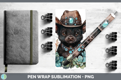 GorgeousSafari Country Western Pen Wrap design.