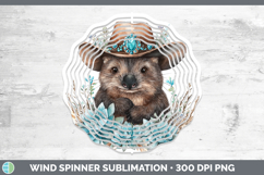 GorgeousSafari Country Western Wind Spinner design.