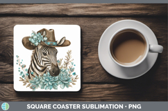 GorgeousSafari Country Western Square Coaster design.