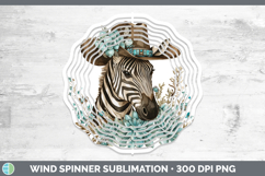 GorgeousSafari Country Western Wind Spinner design.