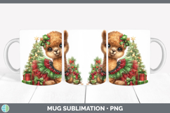 GorgeousSafari Cute Christmas Mug Wrap design.