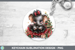 GorgeousSafari Cute Christmas Keychain design.