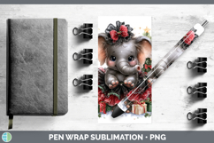 GorgeousSafari Cute Christmas Pen Wrap design.