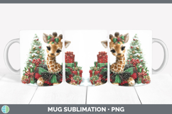 GorgeousSafari Cute Christmas Mug Wrap design.