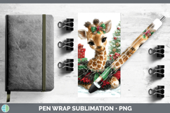 GorgeousSafari Cute Christmas Pen Wrap design.