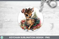 GorgeousSafari Cute Christmas Keychain design.