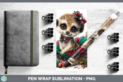 GorgeousSafari Cute Christmas Pen Wrap design.