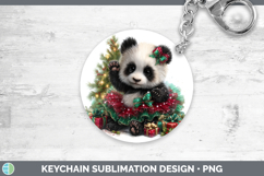 GorgeousSafari Cute Christmas Keychain design.
