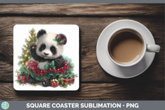 GorgeousSafari Cute Christmas Square Coaster design.